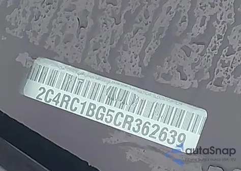 2012 Chrysler Town & Country Touring z USA, uszkodzony, nr VIN 2C4RC1BG5CR362639